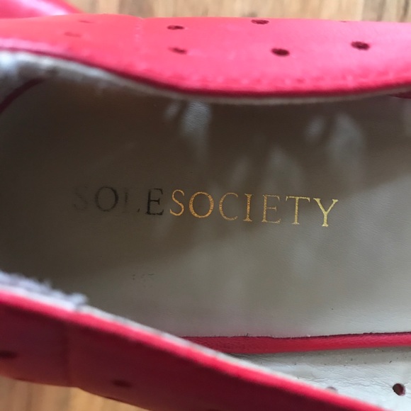 Sole Society Red Wedges - Picture 3 of 3